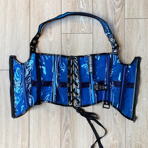 RARE ⭑* Lip Service ⭑* PVC Underbust Corset 😱 - Picture 2 of 4